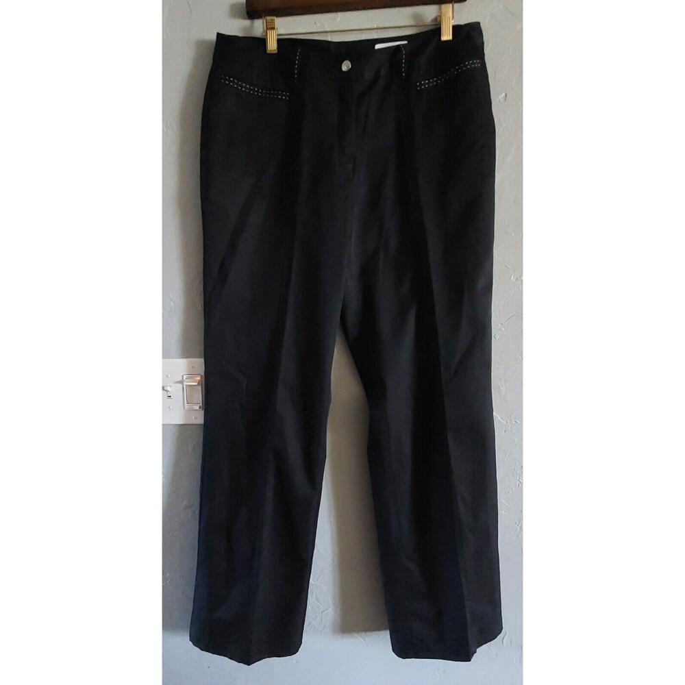Callaway Pants  Women's 12,Straingh Legs, Black, Pockers, Polyester, 34 Inch...